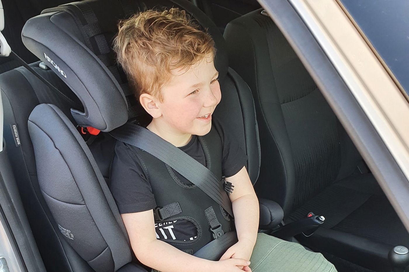 Zitverhoger met autostoelfixatie, kind 125 cm