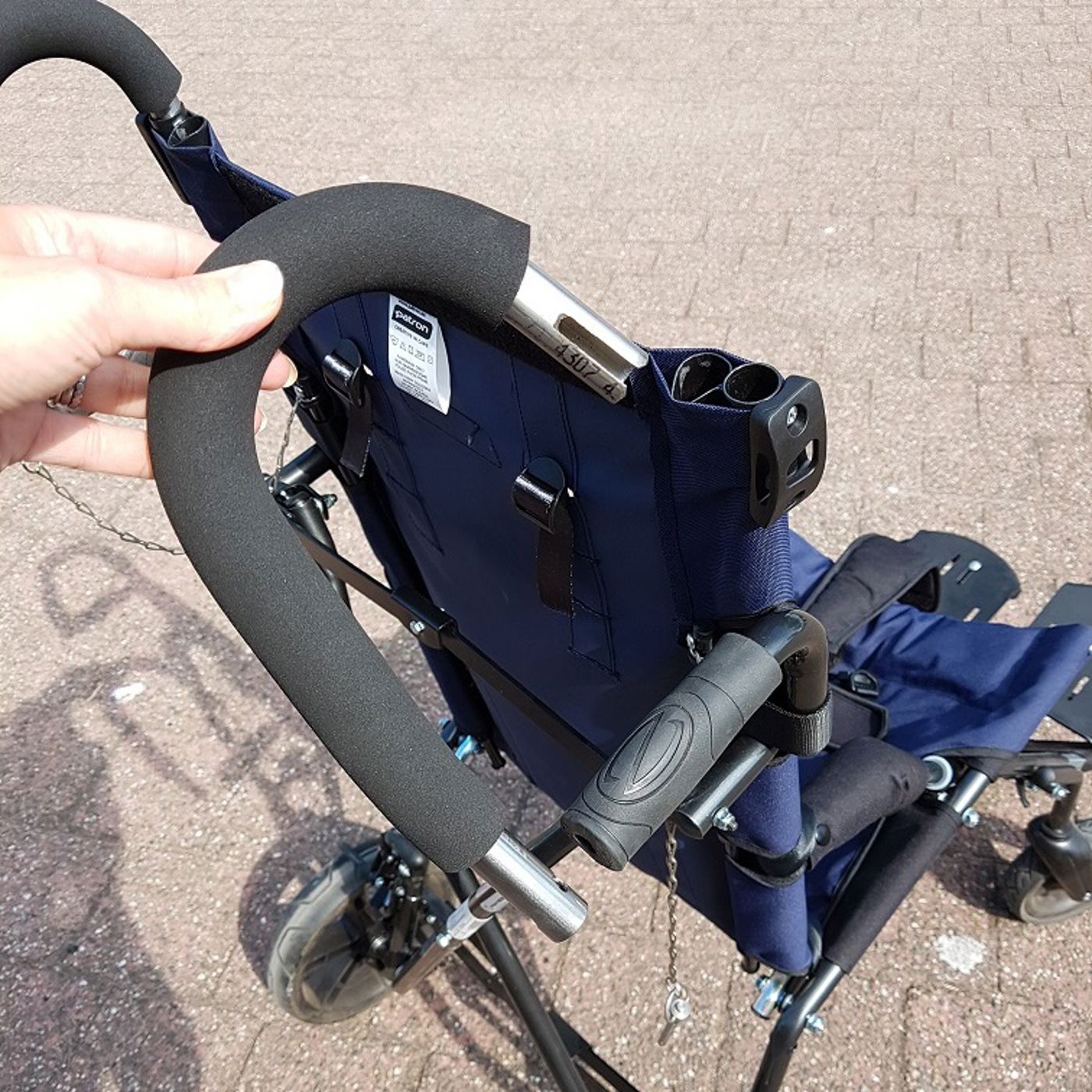 Uitneembare duwhandvatten, maat 38 en 42 Uitneembare duwhandvatten, maat 38 en 42