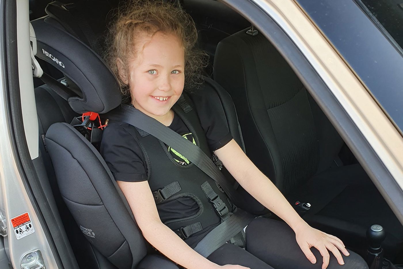 Zitverhoger met autostoelfixatie, kind 140 cm