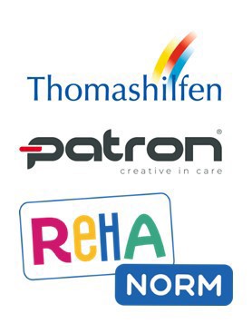 Logo Patron, RehaNorm en Thomashilfen