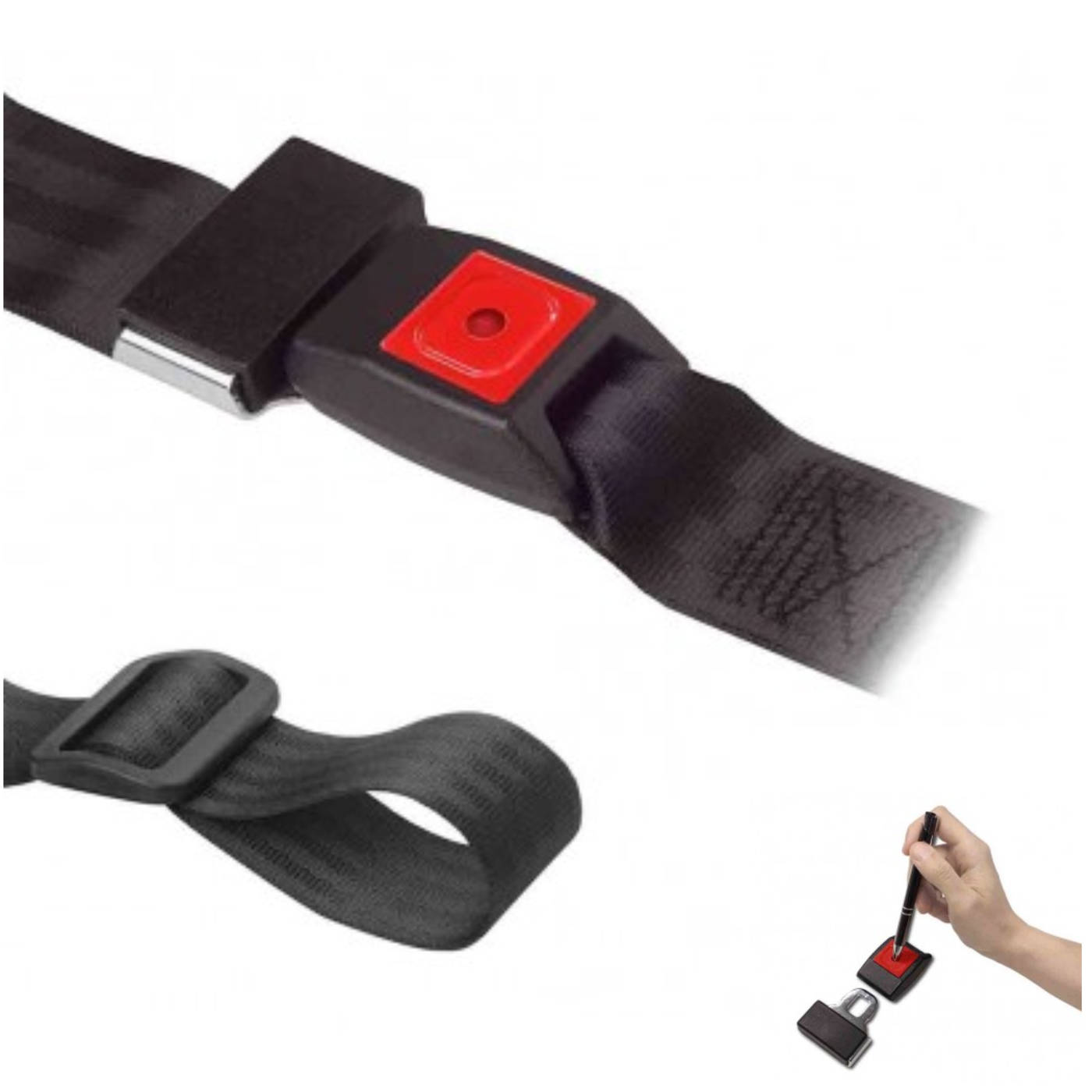 Veiligheidssluiting met penslot Heupgordel met penslot