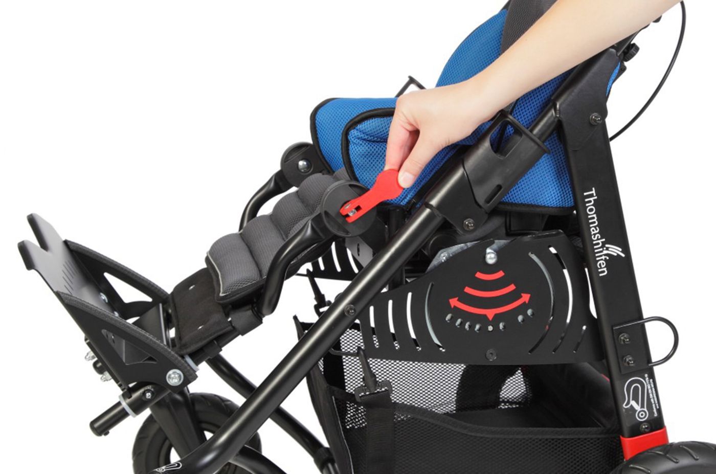 Hoekinstelling voetsteun